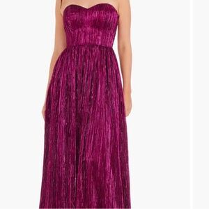 Elegant Purple Evening Gown - Audrina Strapless Gown